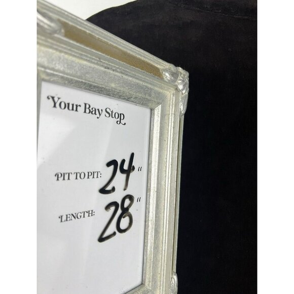 Chicos Jacket Size XL Velour Zip up Chocolate Brown Gold Zipper Pockets Soft - Picture 6 of 6